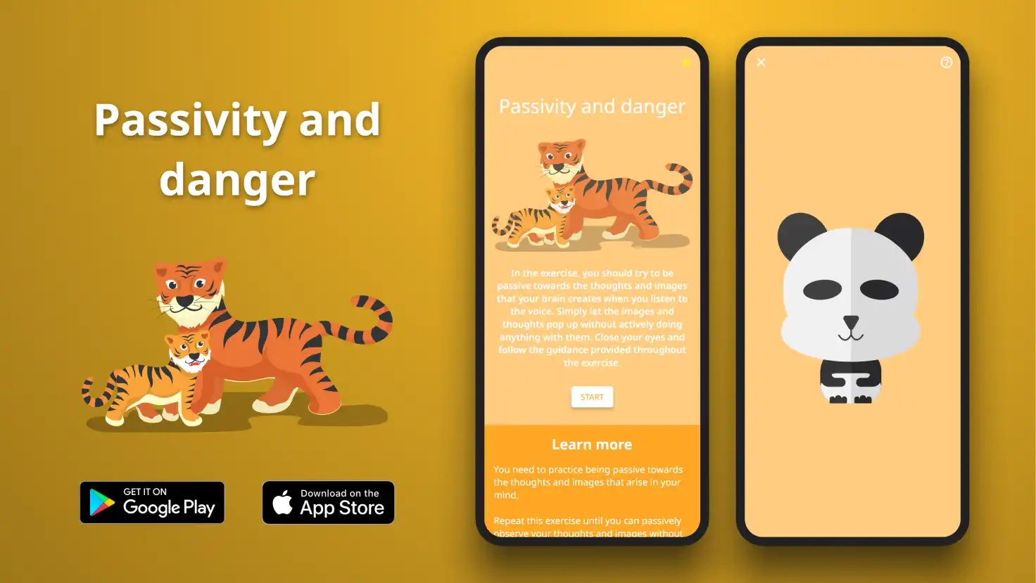 Tankerne og mentale billeder øvelse i Meta Learn App.