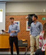 Meta Learn presenters talking about the app