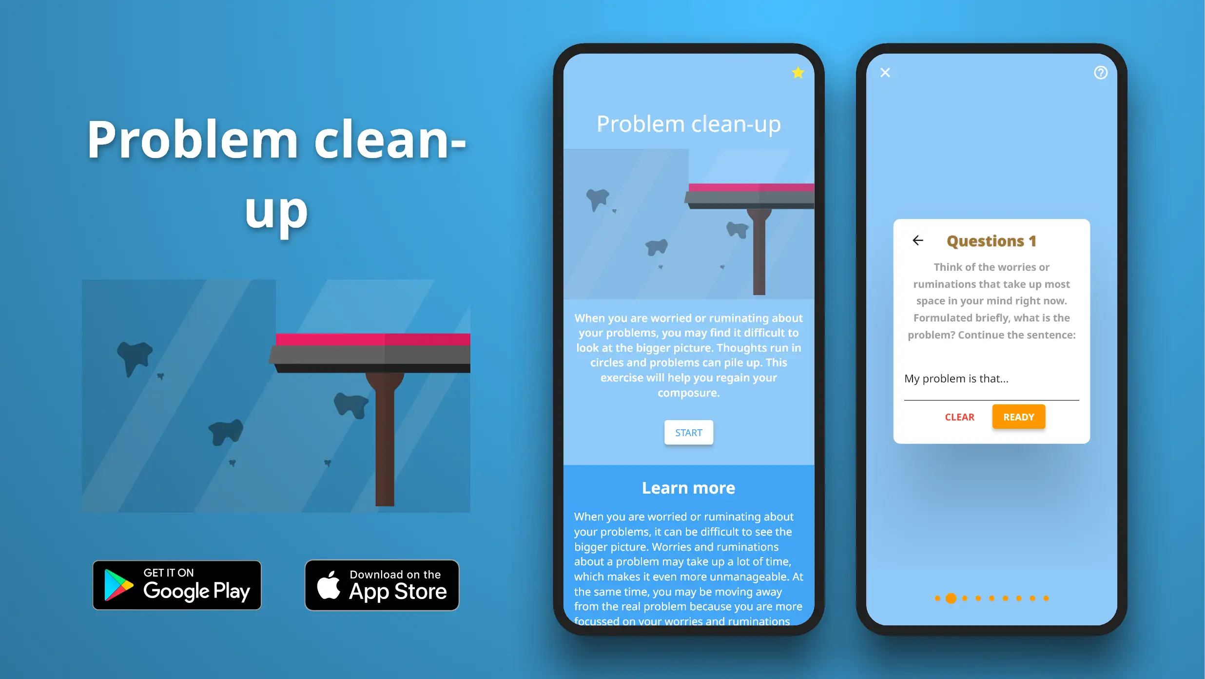 Problem clean-up exercise in the Meta Learn App.