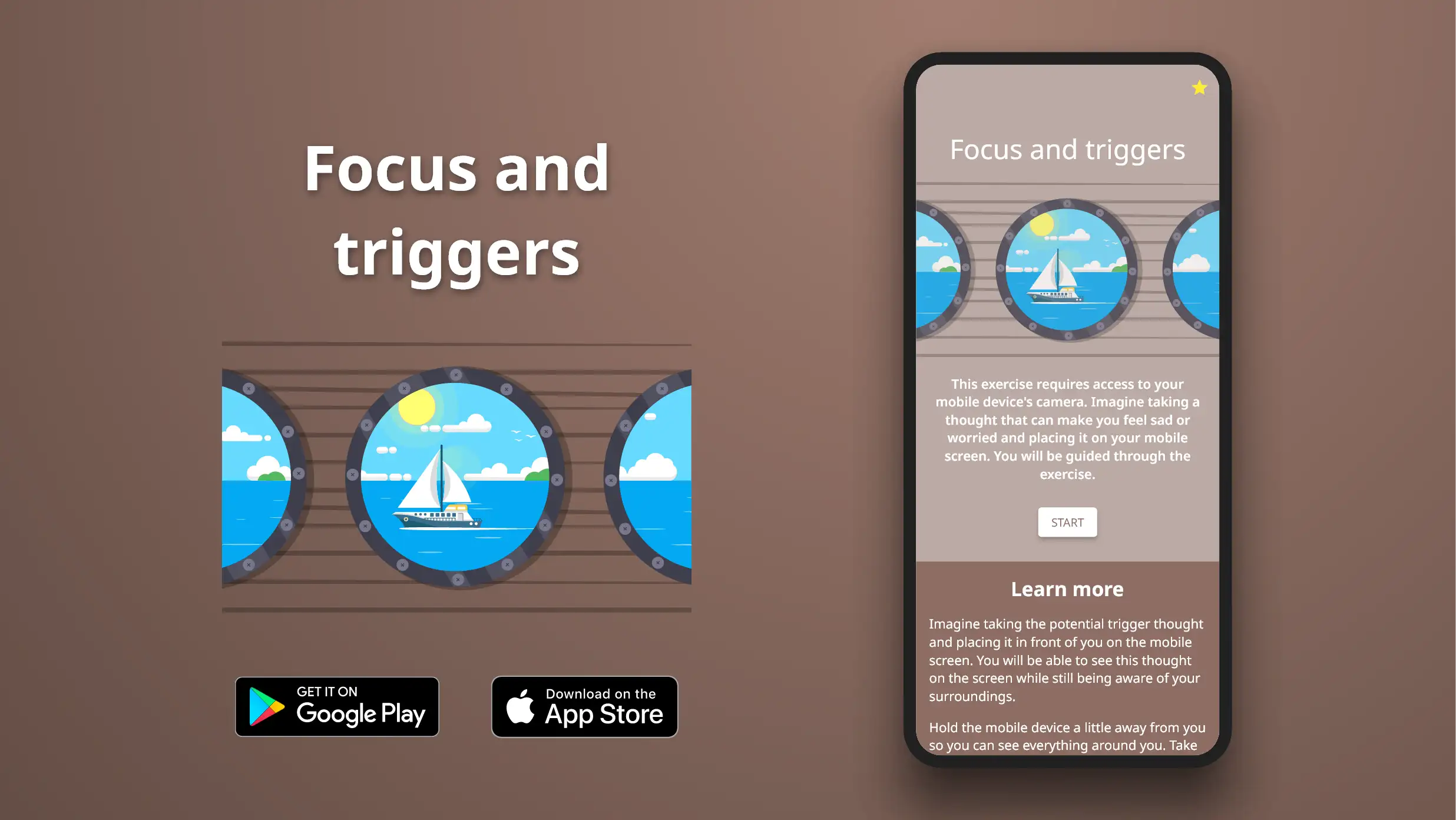 View thoughts from the outside exercise in the Meta Learn app.