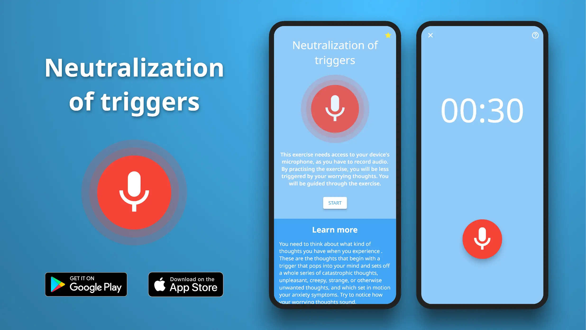 Neutralization of triggers exercise in the Meta Learn app.